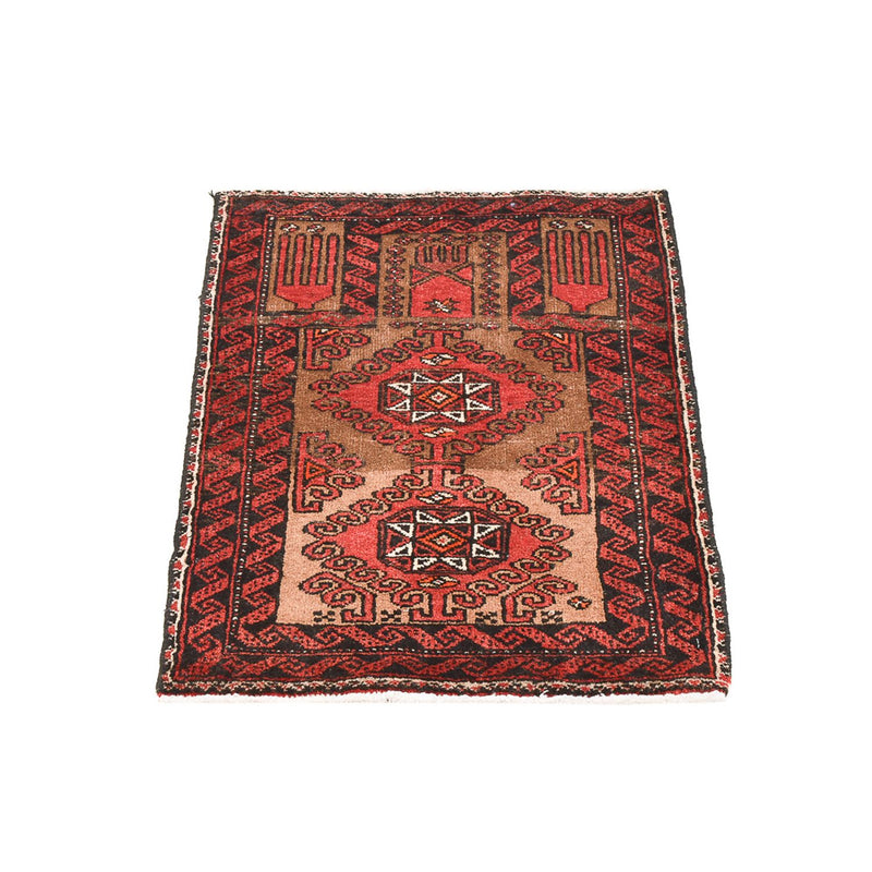 Perserteppich - Nomadic - 74 x 52 cm - rot