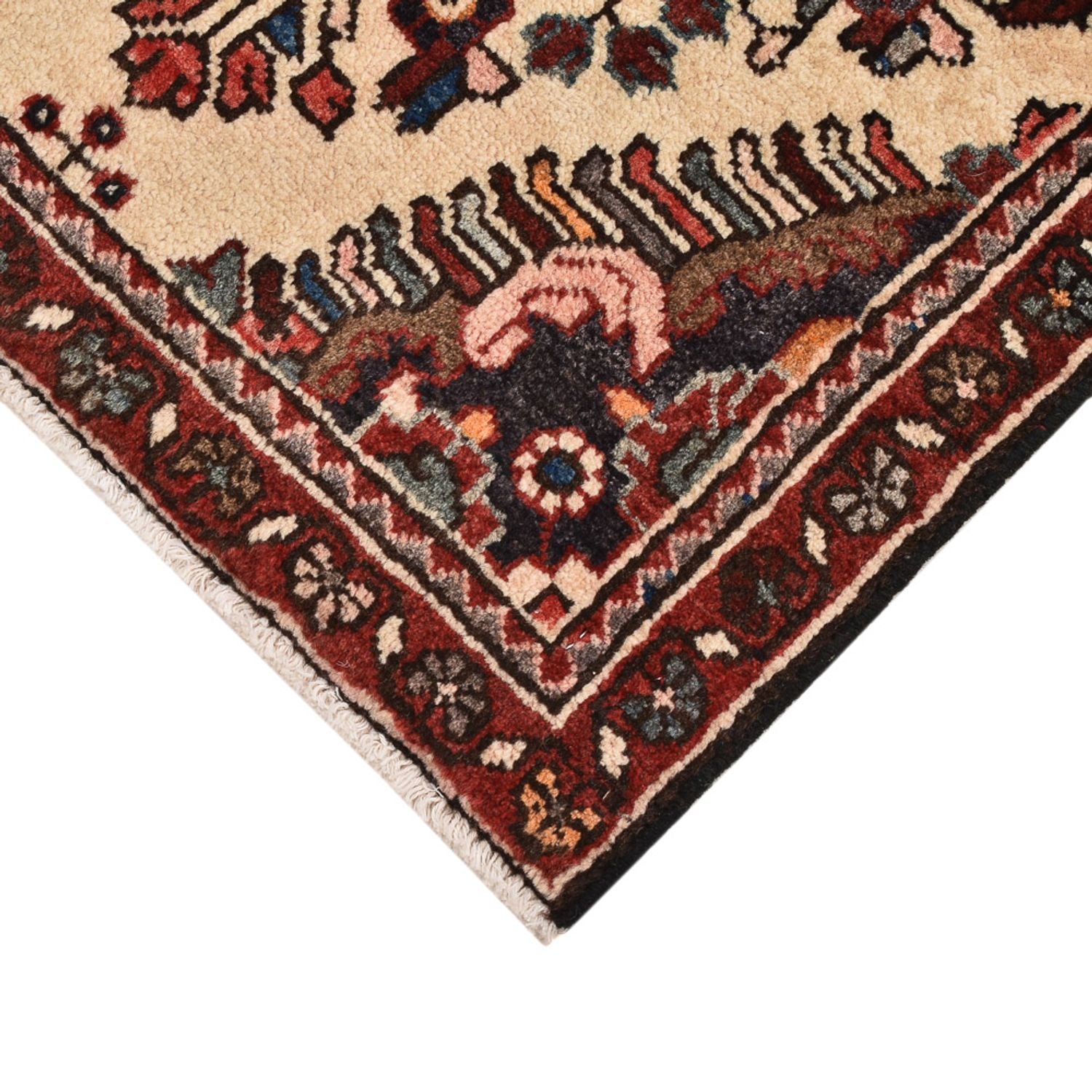 Perserteppich - Nomadic - 77 x 60 cm - hellbeige