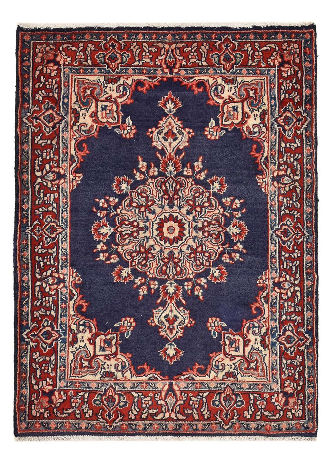 Perserteppich - Nomadic - 100 x 68 cm - dunkelblau