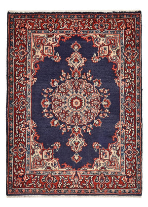 Perserteppich - Nomadic - 100 x 68 cm - dunkelblau
