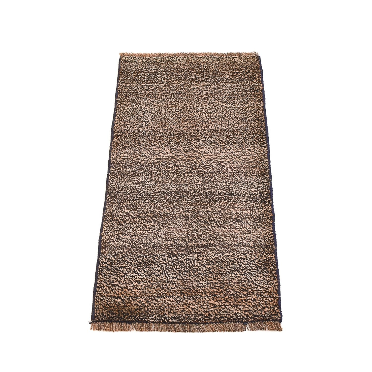 Perserteppich - Nomadic quadratisch  - 80 x 37 cm - dunkelbeige