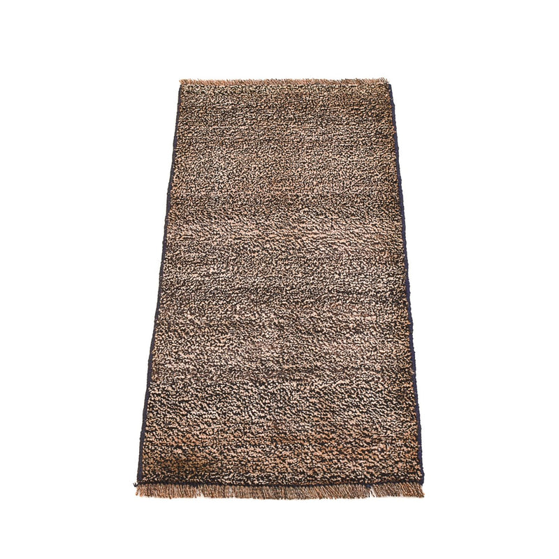 Perserteppich - Nomadic quadratisch  - 80 x 37 cm - dunkelbeige