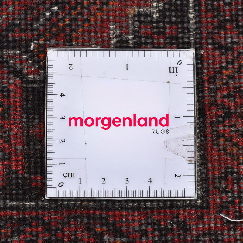 Perserteppich - Nomadic quadratisch  - 43 x 40 cm - rot