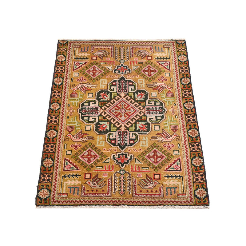 Perserteppich - Nomadic - 82 x 53 cm - olivgrün