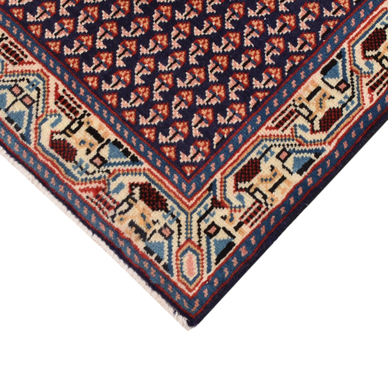 Perserteppich - Nomadic quadratisch  - 73 x 61 cm - lila