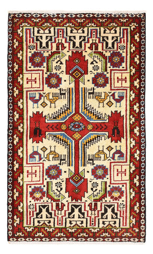 Perserteppich - Nomadic - 100 x 60 cm - mehrfarbig