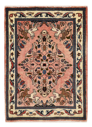 Perserteppich - Nomadic - 90 x 70 cm - hellrot