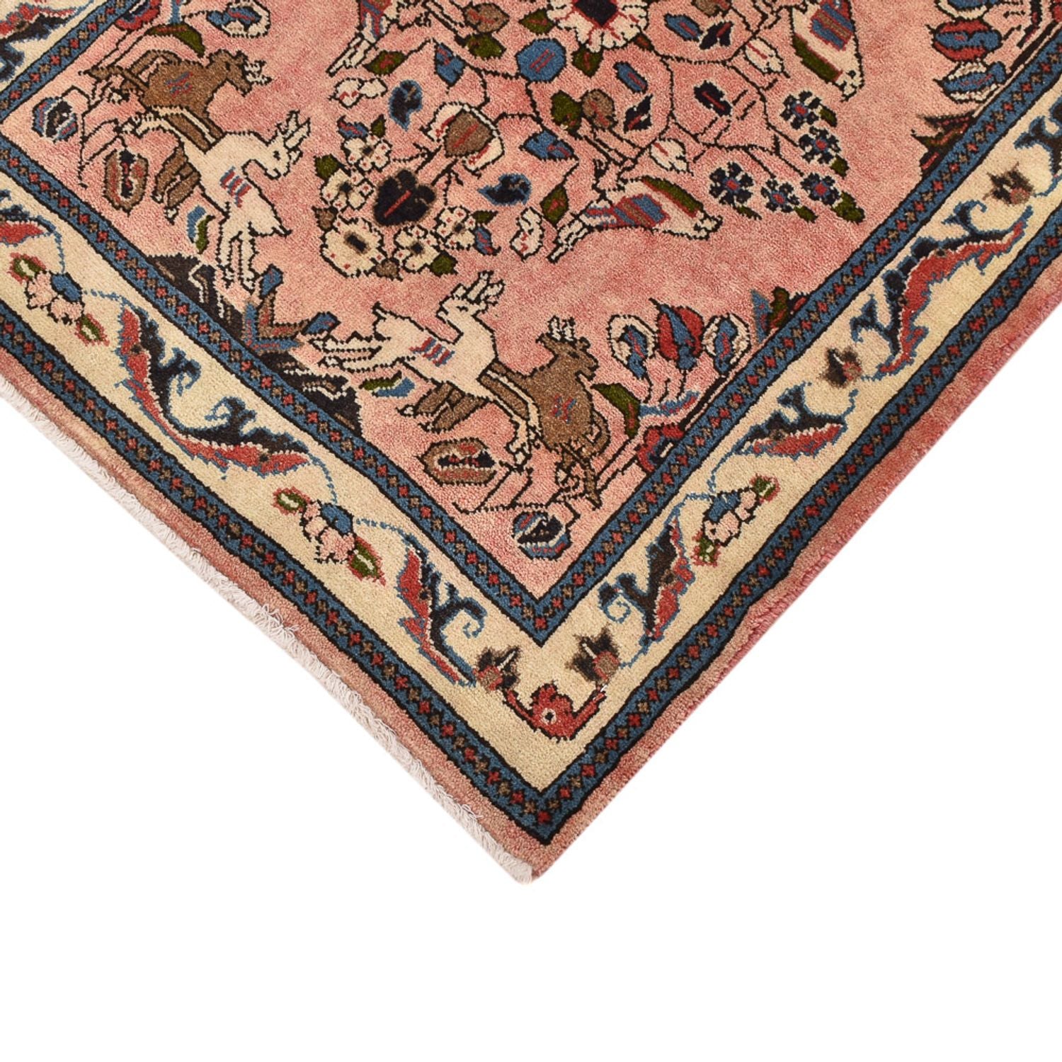 Perserteppich - Nomadic - 90 x 70 cm - hellrot