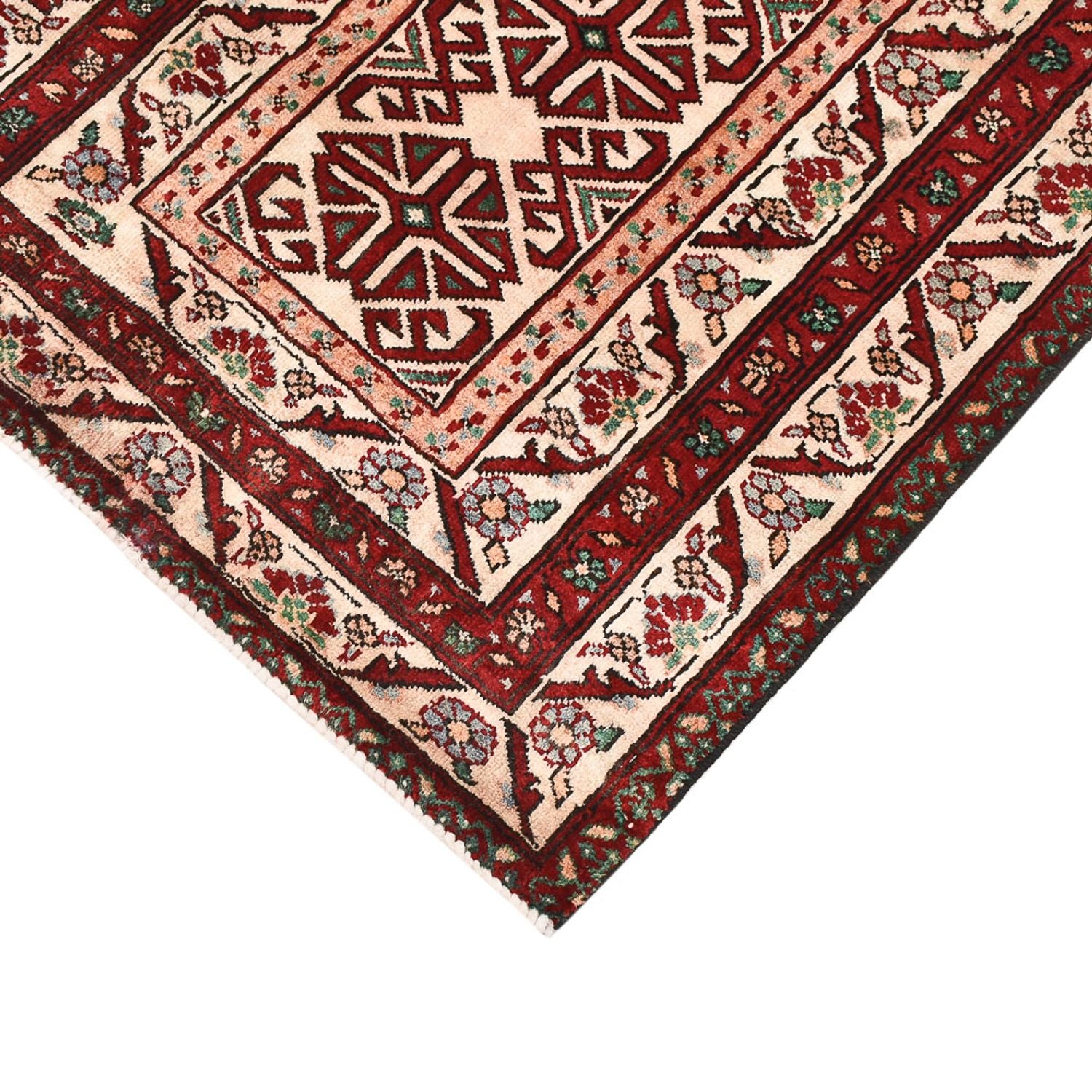 Perserteppich - Nomadic - 85 x 66 cm - mehrfarbig