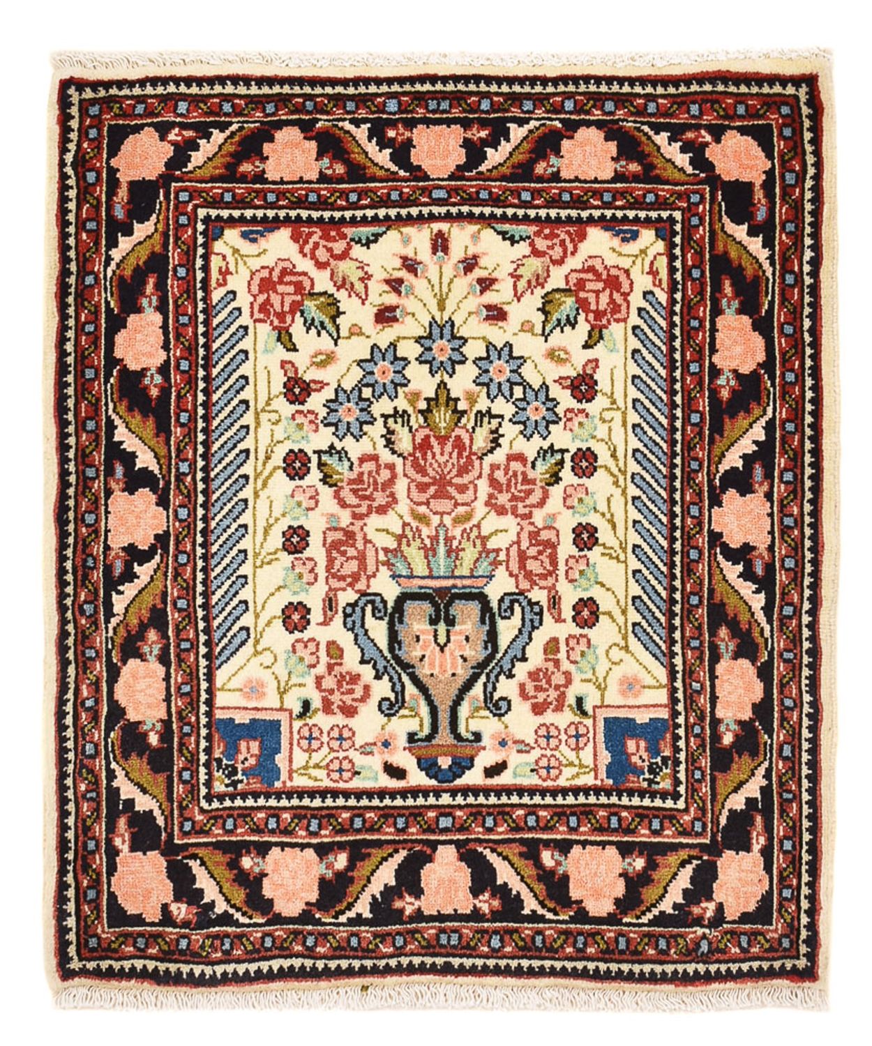Perserteppich - Nomadic quadratisch  - 65 x 57 cm - mehrfarbig