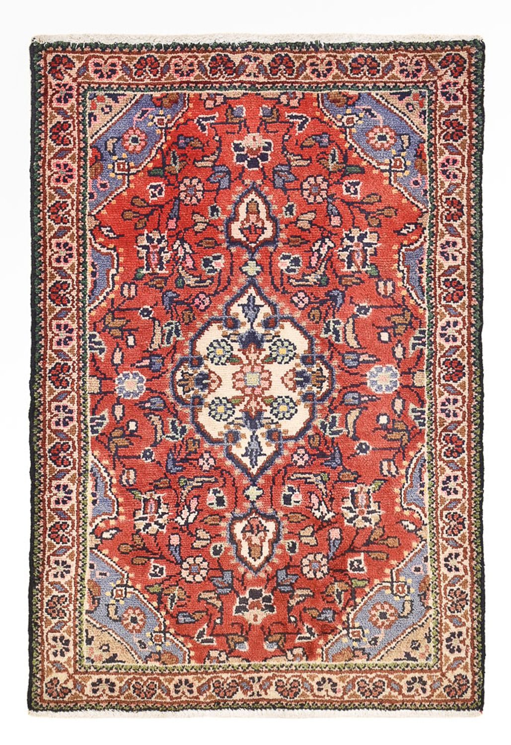 Perserteppich - Nomadic - 88 x 60 cm - rot