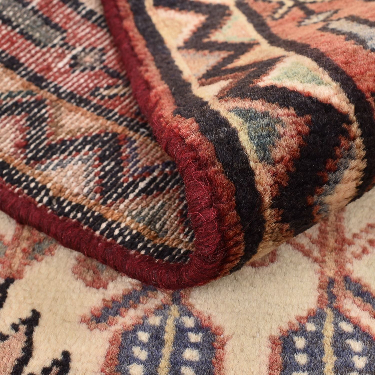 Perserteppich - Nomadic - 101 x 62 cm - hellrot