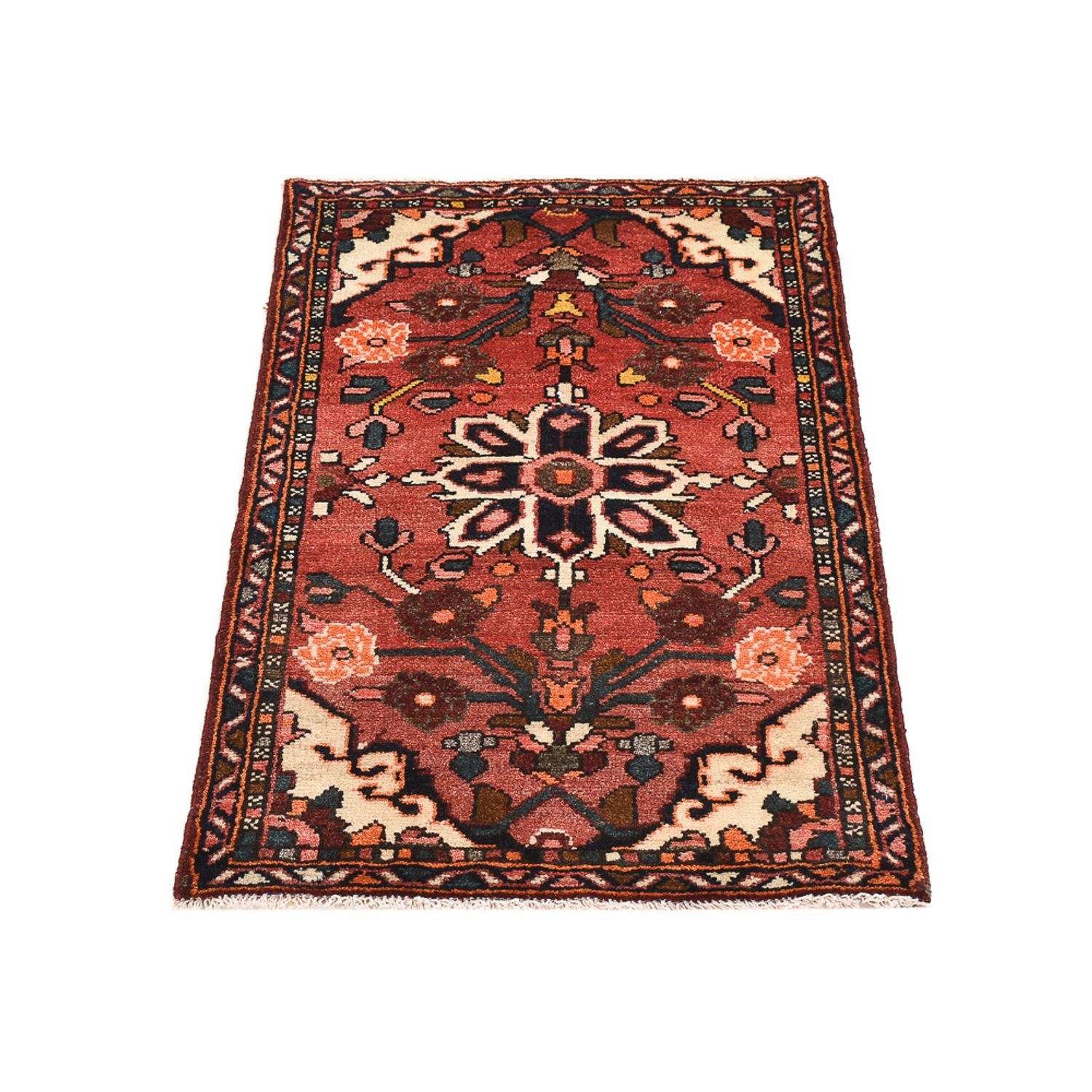 Perserteppich - Nomadic - 92 x 57 cm - hellrot