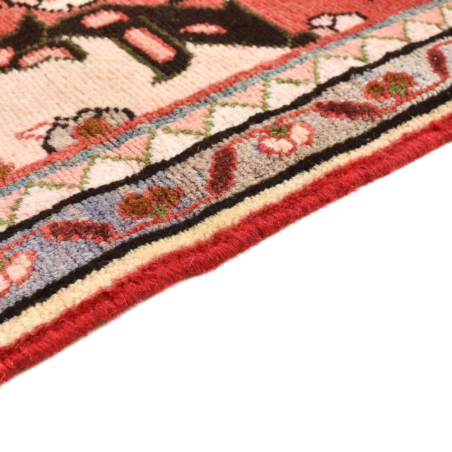Perserteppich - Nomadic - 131 x 79 cm - rot
