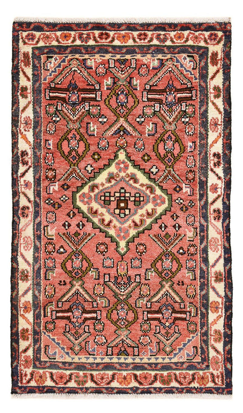 Perserteppich - Nomadic - 102 x 63 cm - hellrot