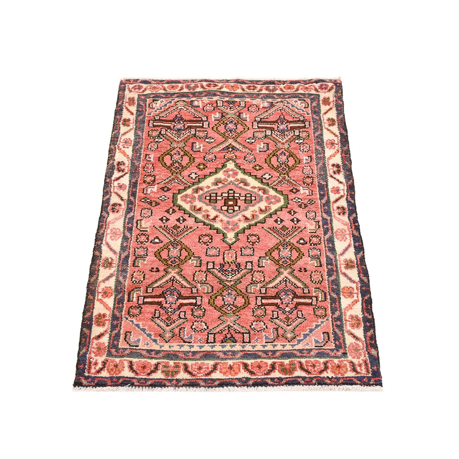 Perserteppich - Nomadic - 102 x 63 cm - hellrot