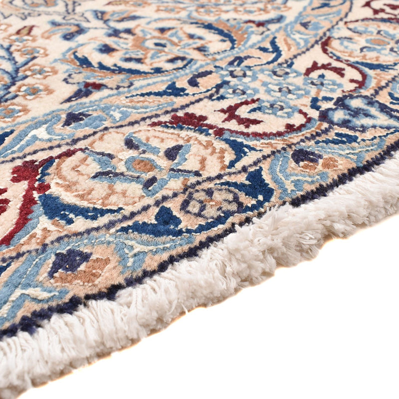 Perserteppich - Nain - Royal rund  - 136 x 136 cm - grau