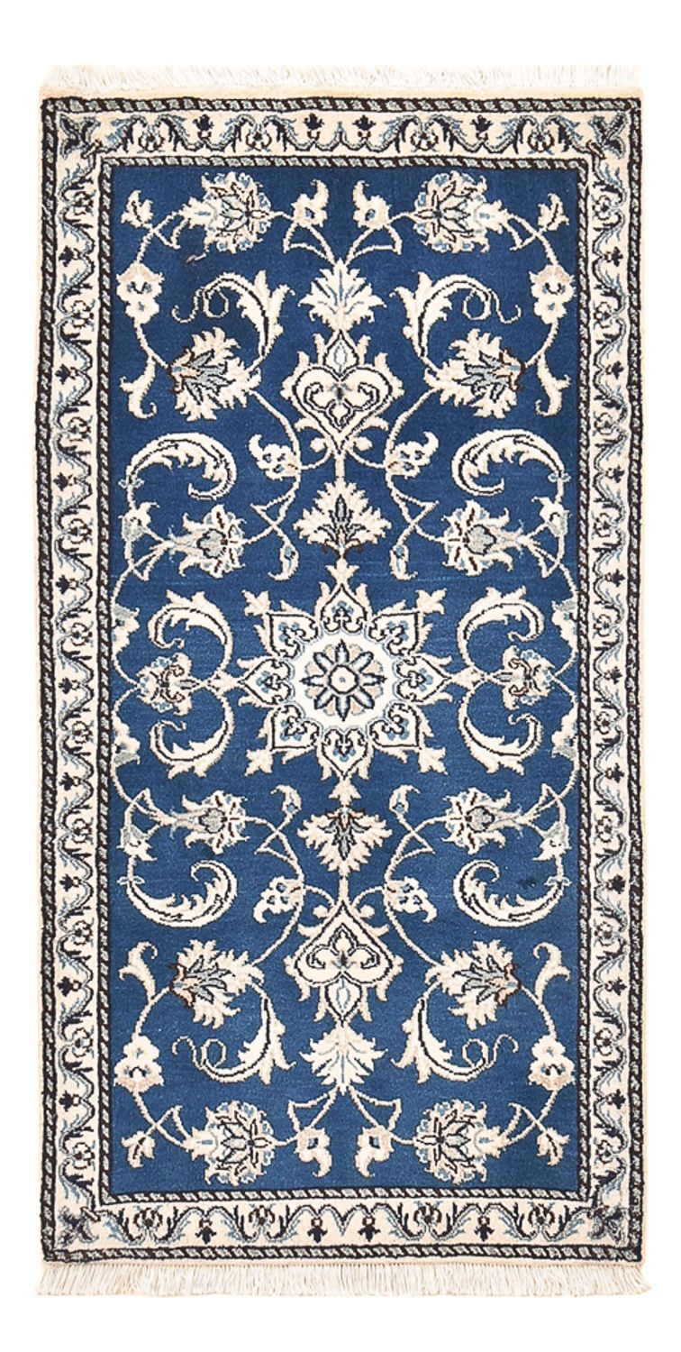 Perserteppich - Nain - 140 x 70 cm - blau