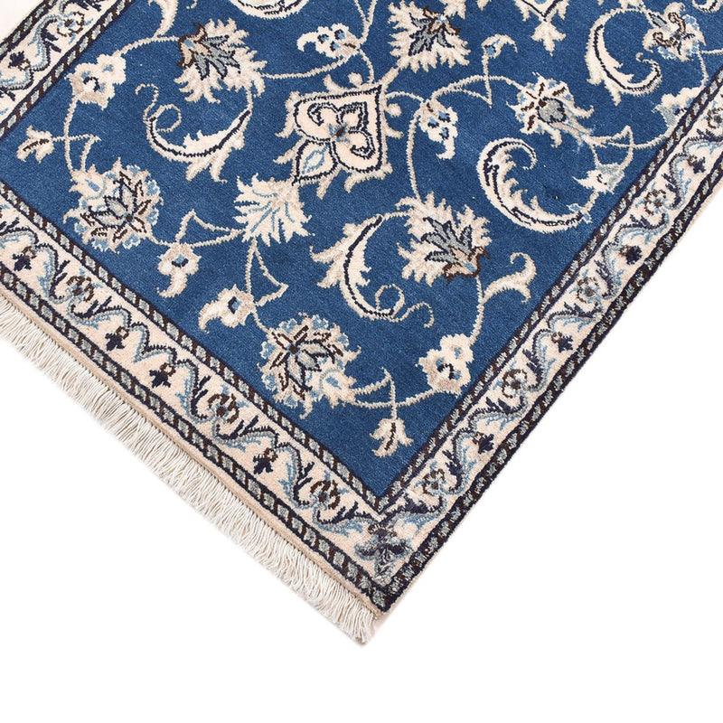 Perserteppich - Nain - 140 x 70 cm - blau