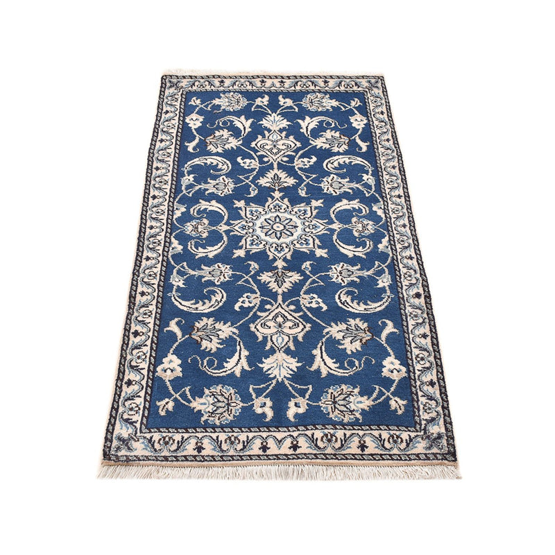 Perserteppich - Nain - 140 x 70 cm - blau