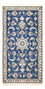 Perserteppich - Nain - 135 x 67 cm - blau