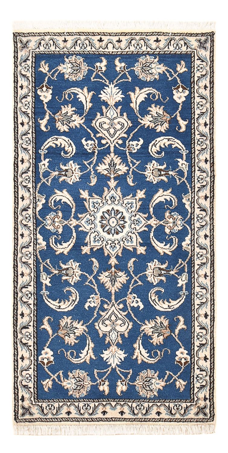 Perserteppich - Nain - 135 x 67 cm - blau