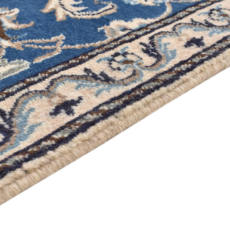 Perserteppich - Nain - 135 x 67 cm - blau