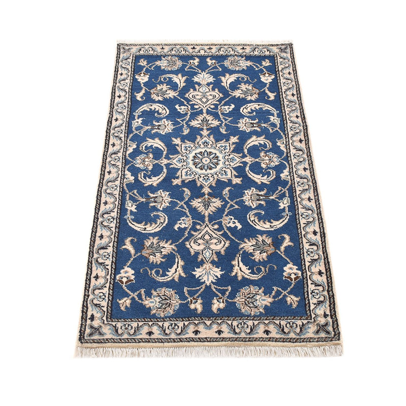 Perserteppich - Nain - 135 x 67 cm - blau