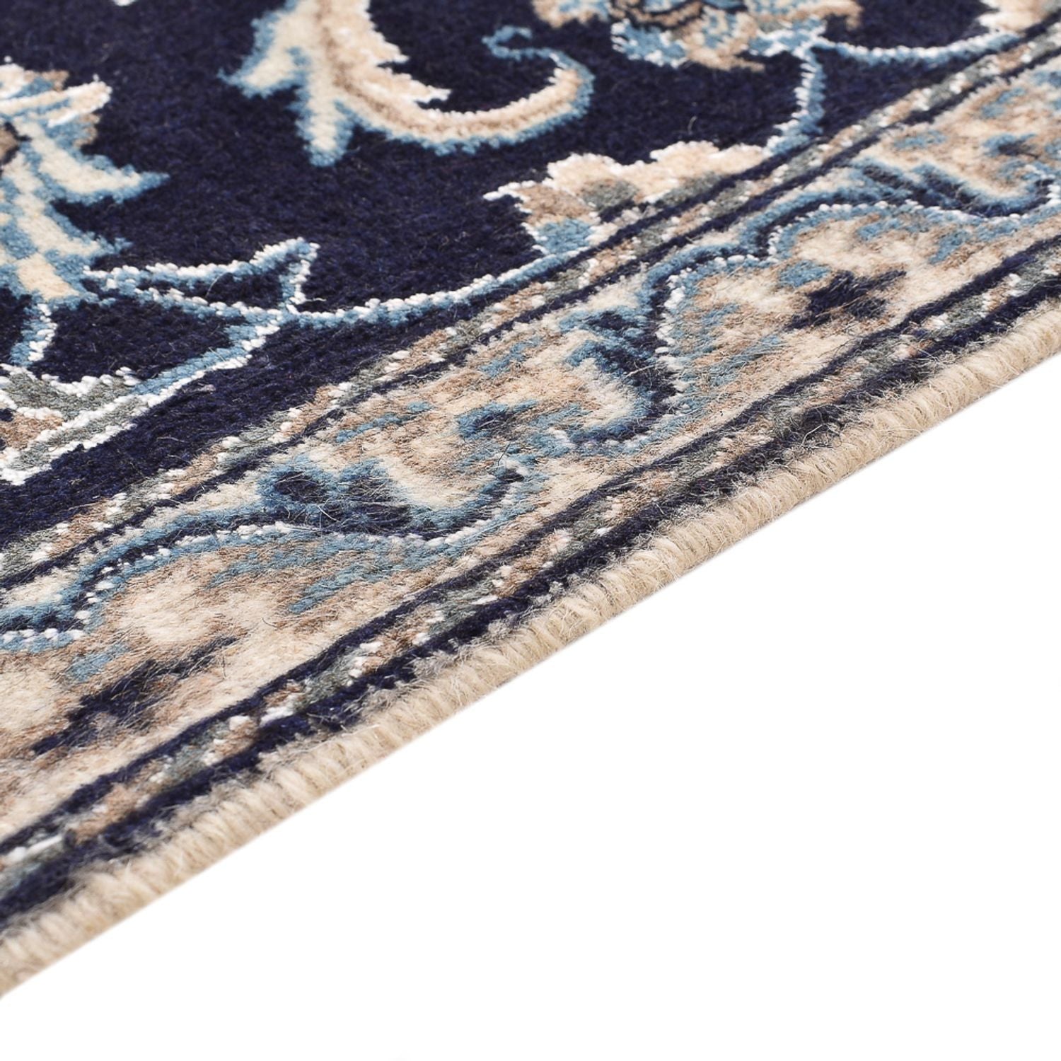 Perserteppich - Nain - 141 x 67 cm - dunkelblau