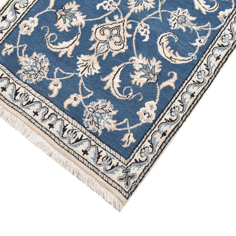 Perserteppich - Nain - 146 x 68 cm - blau
