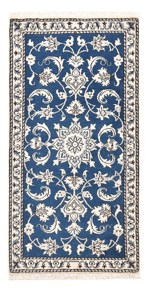 Perserteppich - Nain - 141 x 72 cm - blau