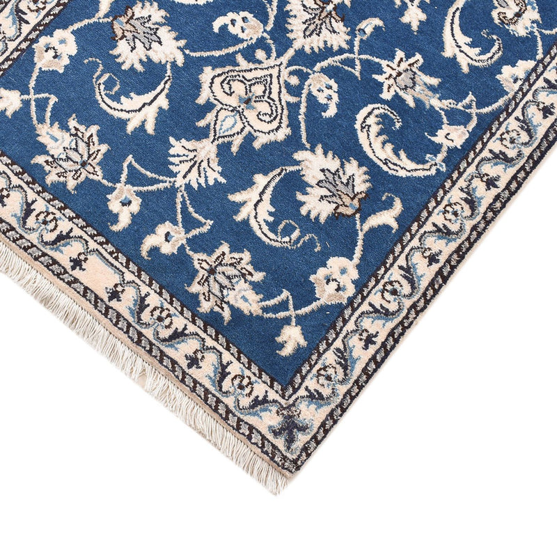 Perserteppich - Nain - 141 x 72 cm - blau