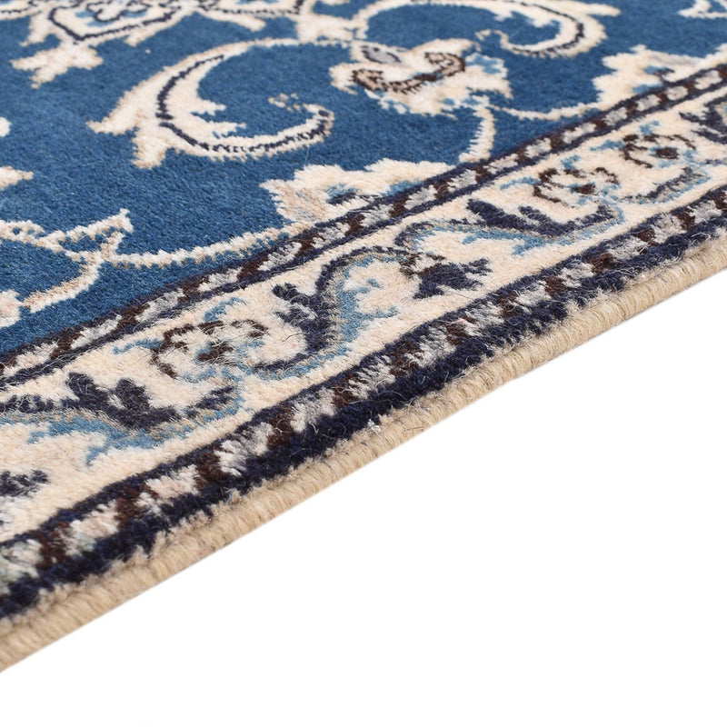 Perserteppich - Nain - 141 x 72 cm - blau