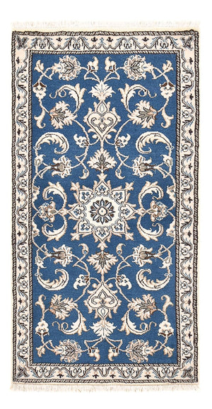 Perserteppich - Nain - 136 x 70 cm - blau