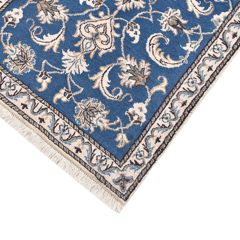Perserteppich - Nain - 136 x 70 cm - blau