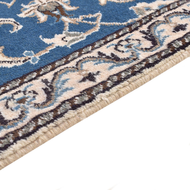 Perserteppich - Nain - 136 x 70 cm - blau