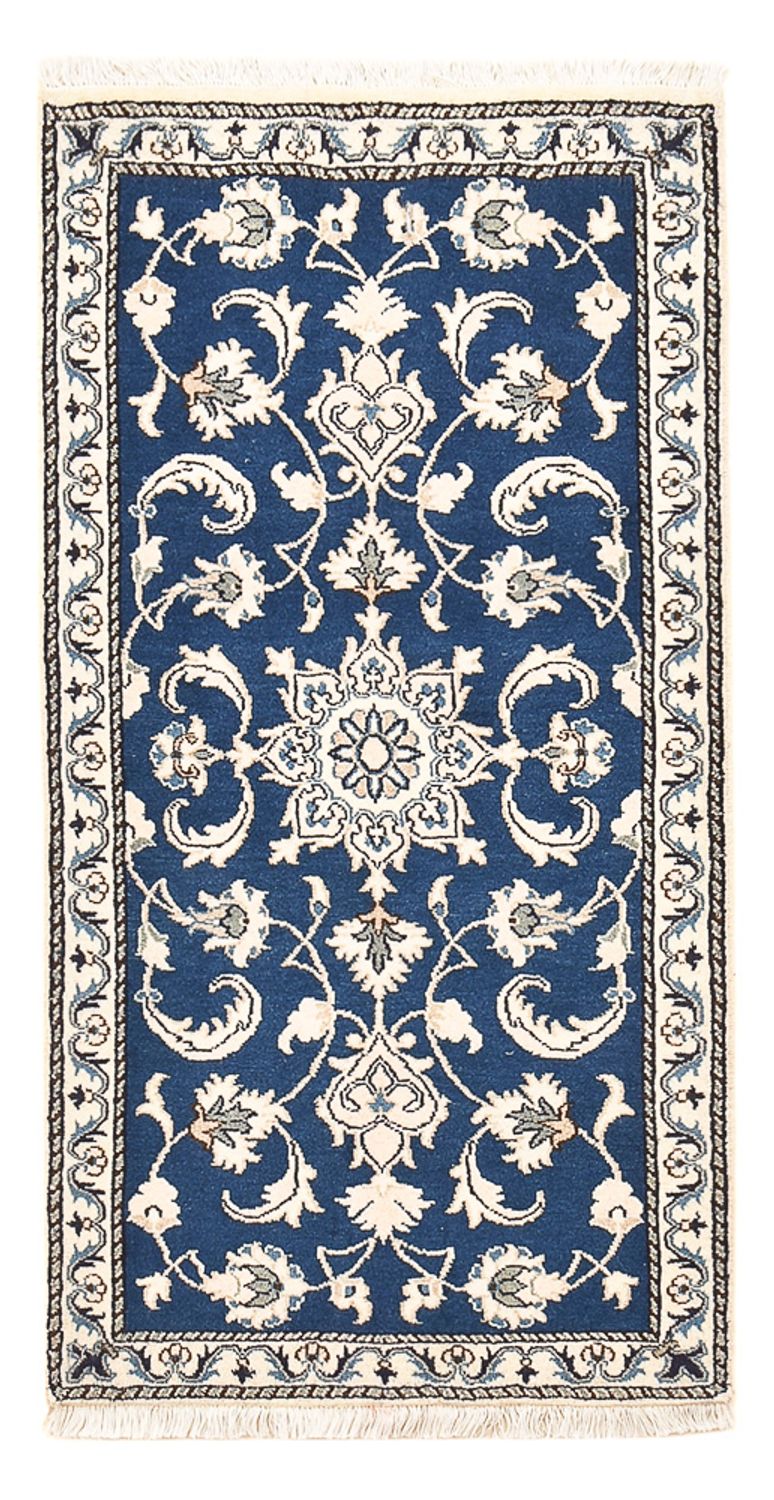 Perserteppich - Nain - 135 x 69 cm - blau