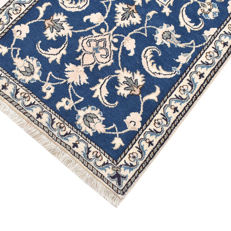 Perserteppich - Nain - 135 x 69 cm - blau