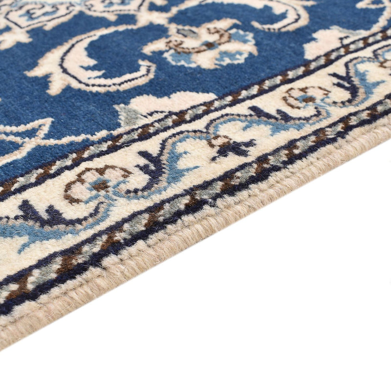 Perserteppich - Nain - 135 x 69 cm - blau