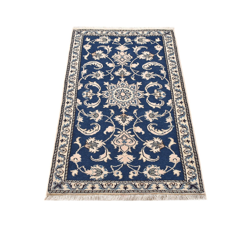 Perserteppich - Nain - 135 x 69 cm - blau