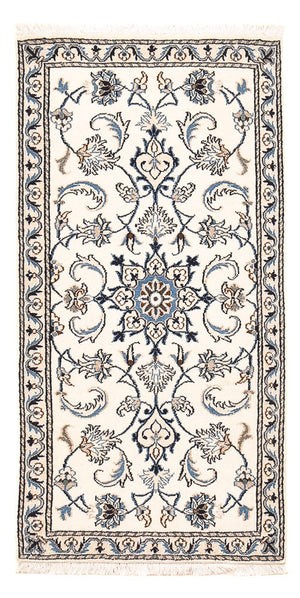 Perserteppich - Nain - 141 x 69 cm - hellgrau