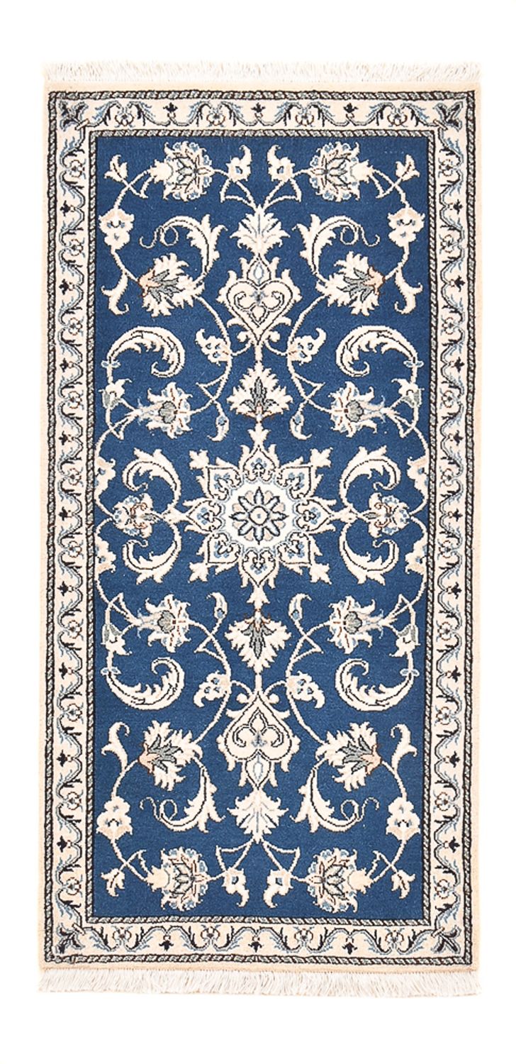 Perserteppich - Nain - 140 x 68 cm - blau