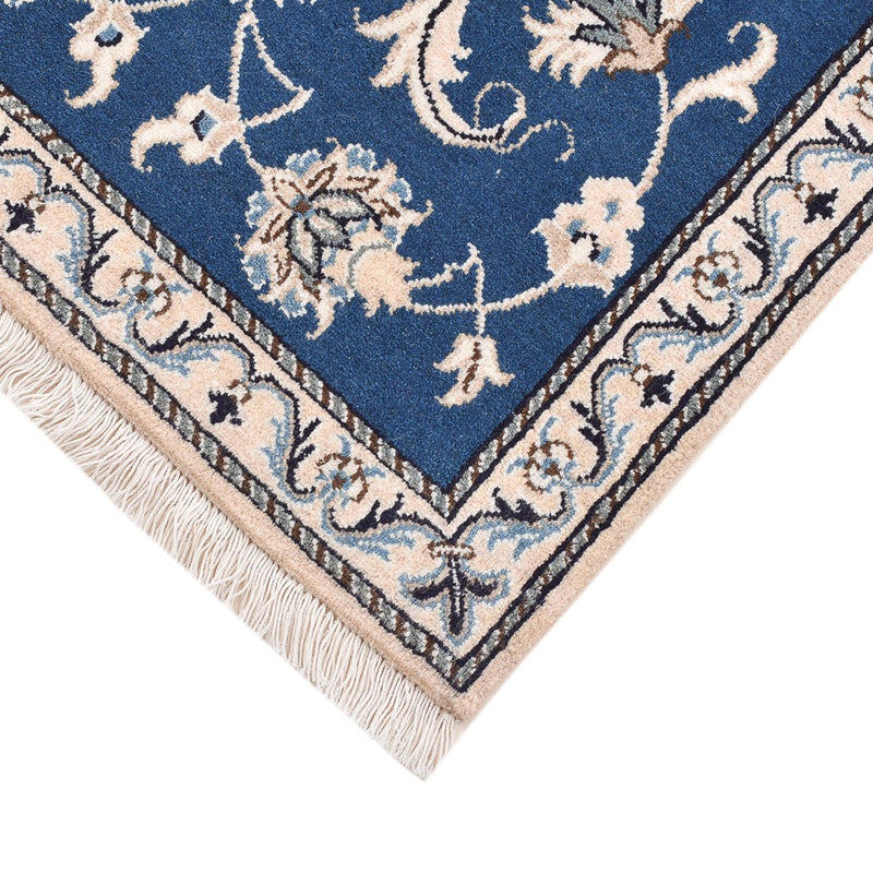 Perserteppich - Nain - 140 x 68 cm - blau