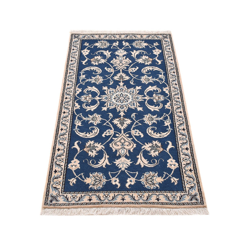 Perserteppich - Nain - 140 x 68 cm - blau