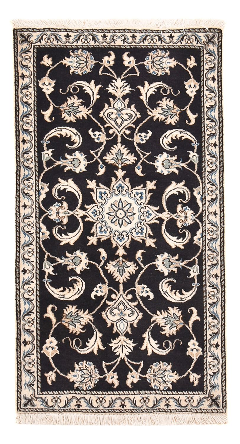 Perserteppich - Nain - 136 x 70 cm - dunkelblau