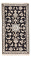 Perserteppich - Nain - 136 x 70 cm - dunkelblau