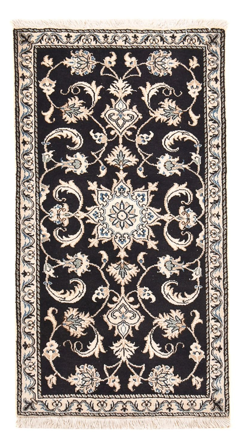 Perserteppich - Nain - 136 x 70 cm - dunkelblau