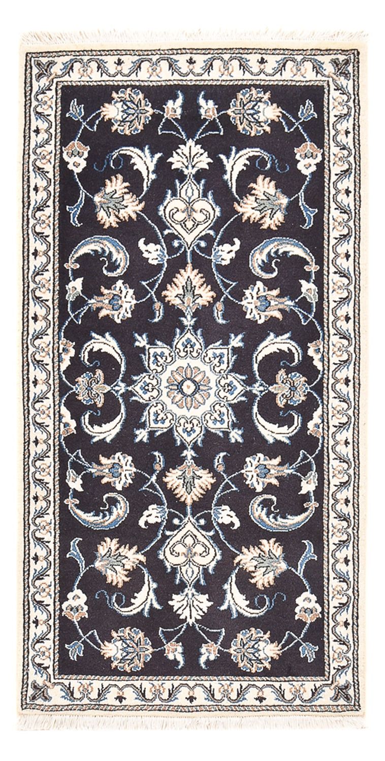 Perserteppich - Nain - 140 x 70 cm - dunkelblau