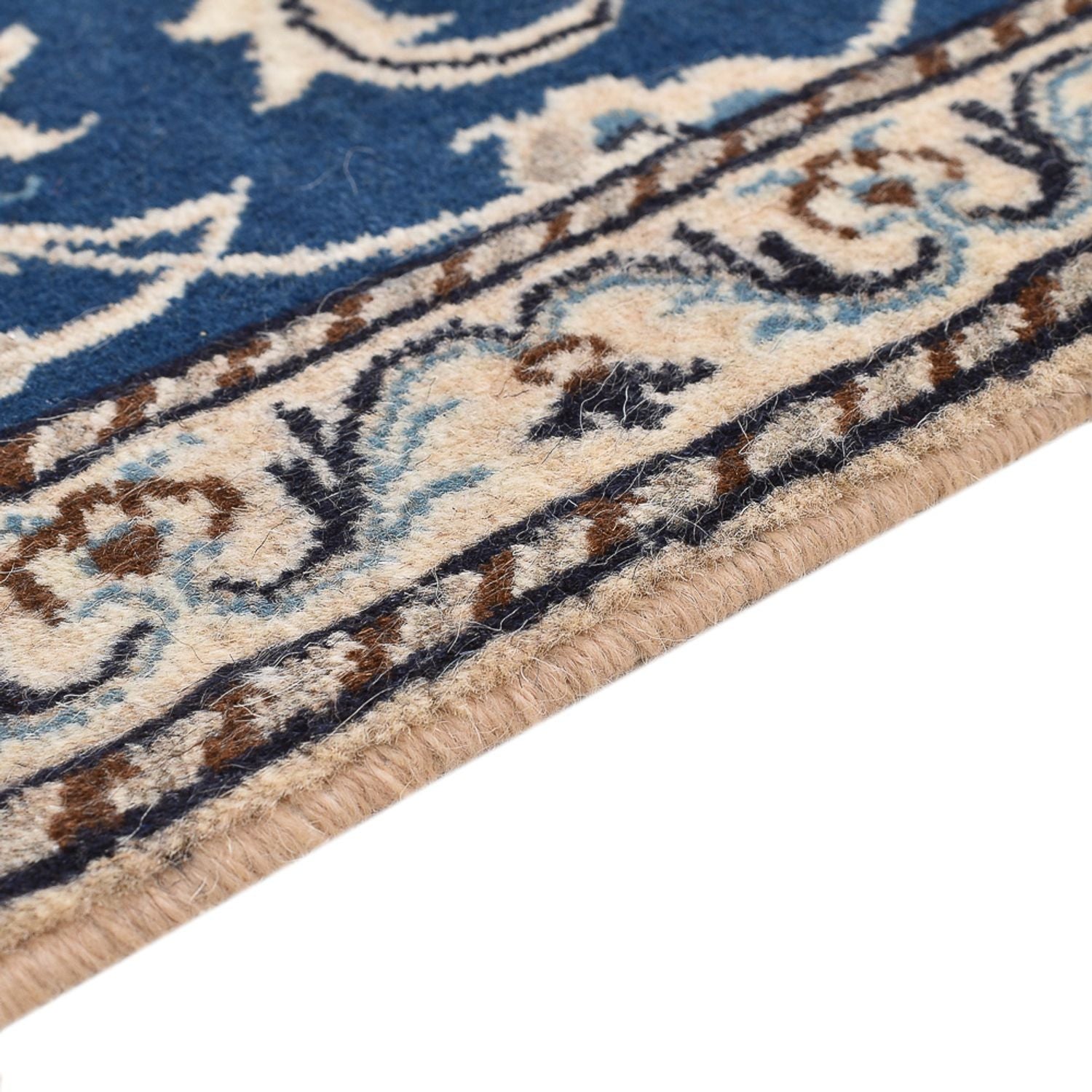 Perserteppich - Nain - 140 x 69 cm - blau