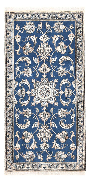 Perserteppich - Nain - 140 x 68 cm - blau